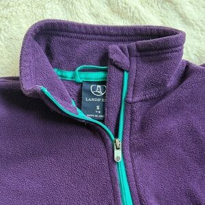 Lands’ End  Half-Zip Fleece Top